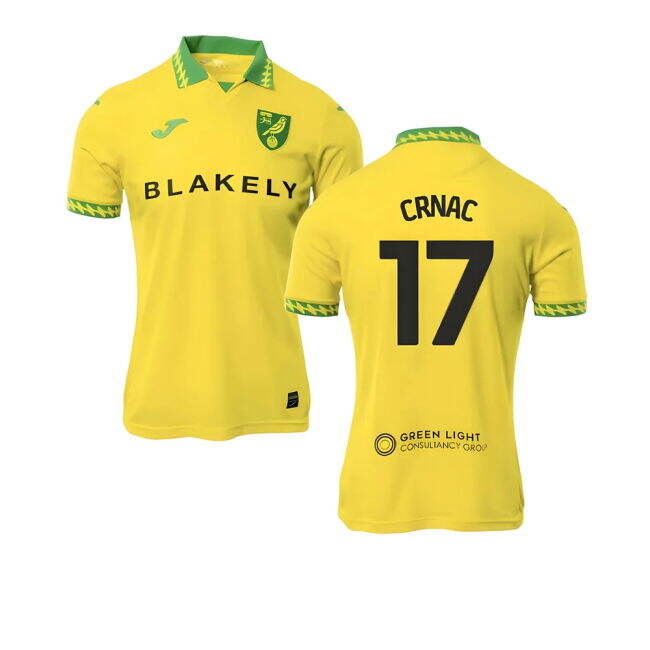 Classic 2025-2026 Norwich City Home Shirt (Crnac 17) for Fan Wear