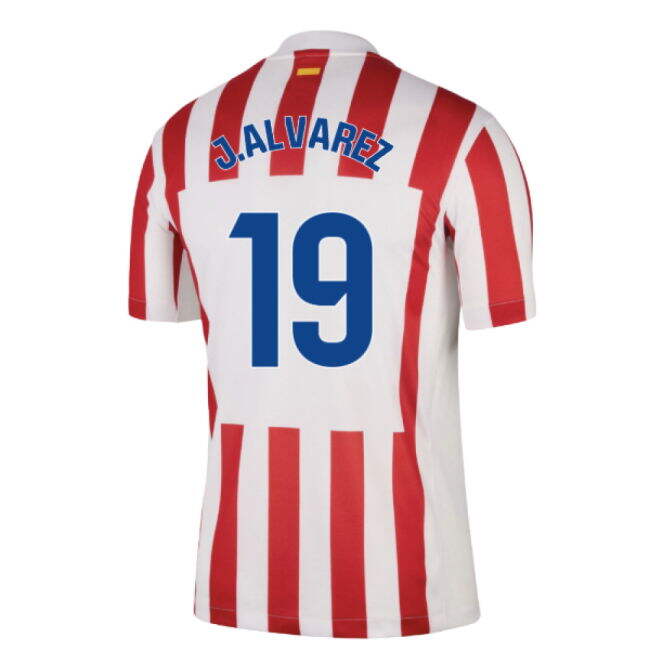 2025-2026 Atletico Madrid Home Shirt (J.Alvarez 19)