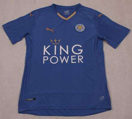 Leicester City 2015-16 Home Soccer Jersey - Official Replica 21592