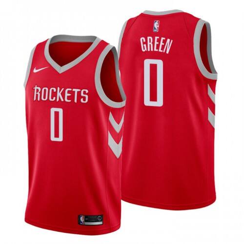 HOU #0 Jalen Green High-Quality 2024 Icon NBA Jersey - Green Swingman