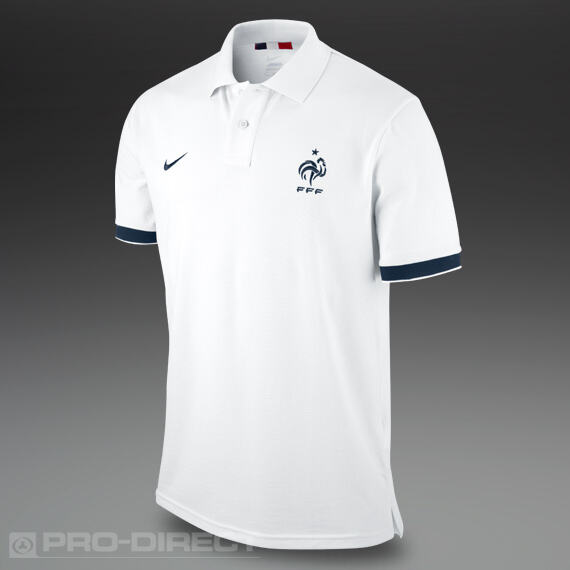 France Grand Slam White Polo T-Shirt - Official Replica 15686