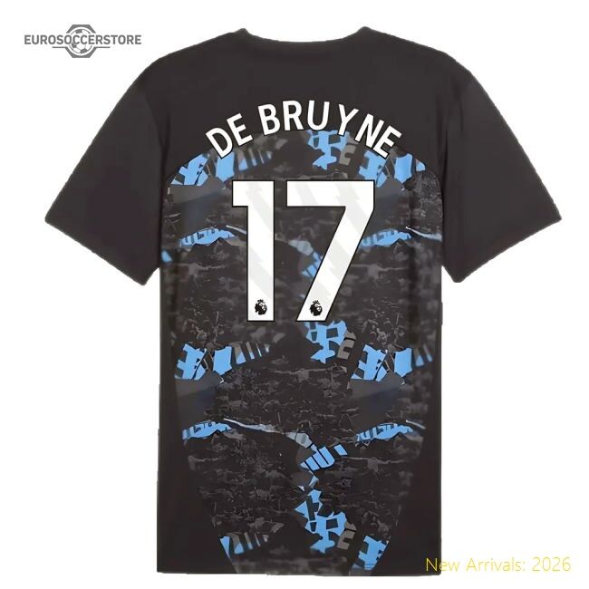 2024-2025 English League Premier League Team Home Jersey De Bruyne