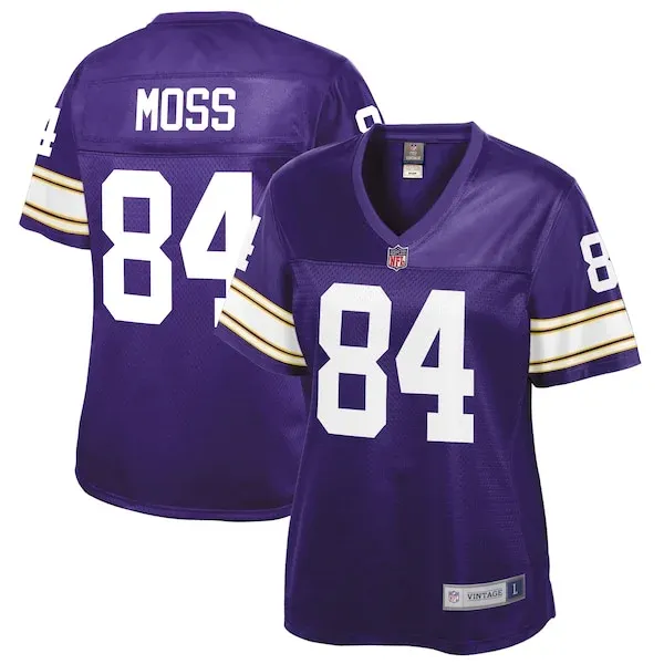None Randy Moss Replica Jersey - Purple | NFL Player Jersey | NFL Foot