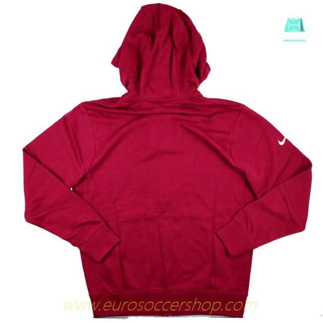 2023-2024 Barcelona Full-Zip French Terry Hoodie (Noble Red)