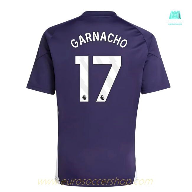 2025-2026 Man Utd Training Tee (Aurora Plum) (Garnacho 17)
