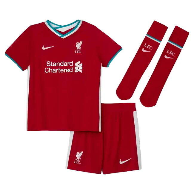 Liverpool Home Football Jersey 2020-20 L M S Boy