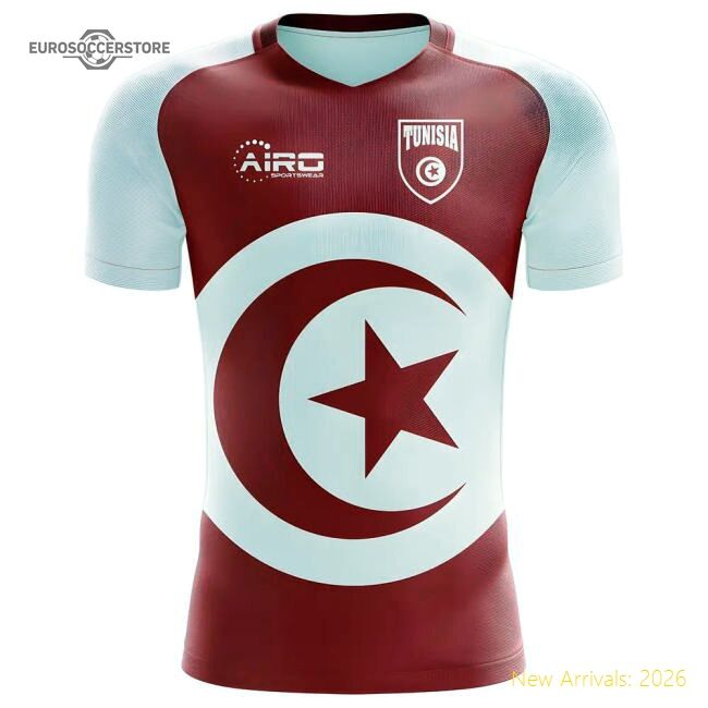Authentic Tunisia Flag 20252026 Concept Jersey () Slim