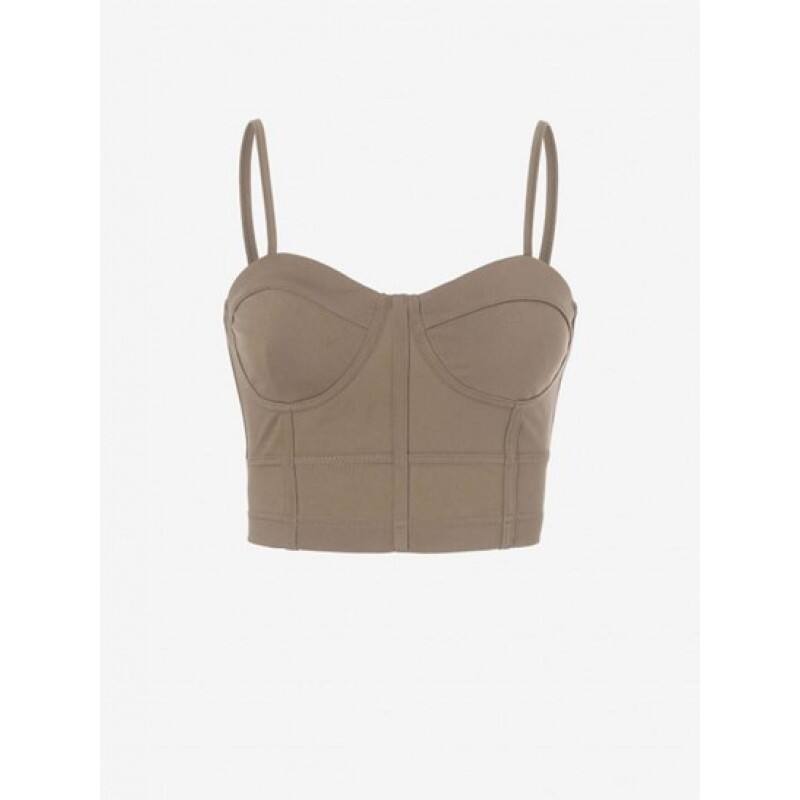 Corset Style Cropped Bralette Cami Top WQ9850