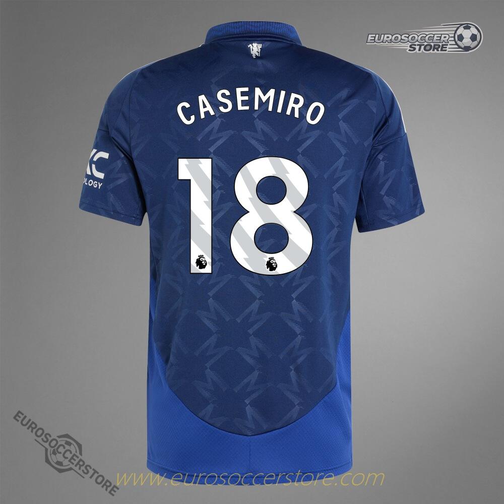 CASEMIRO's 18 Away Jersey for Manchester United in the 24-25 Season