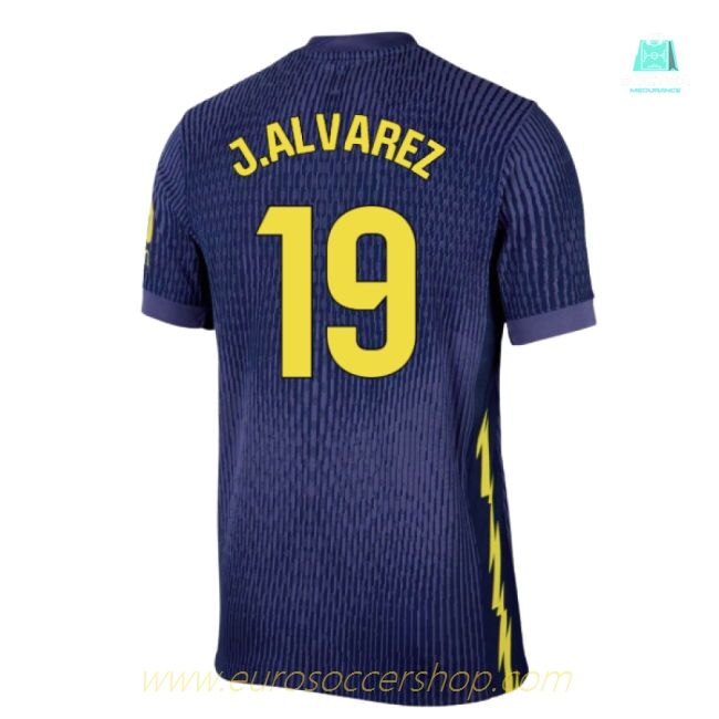 2025-2026 Atletico Madrid Authentic Away Shirt (J.Alvarez 19)