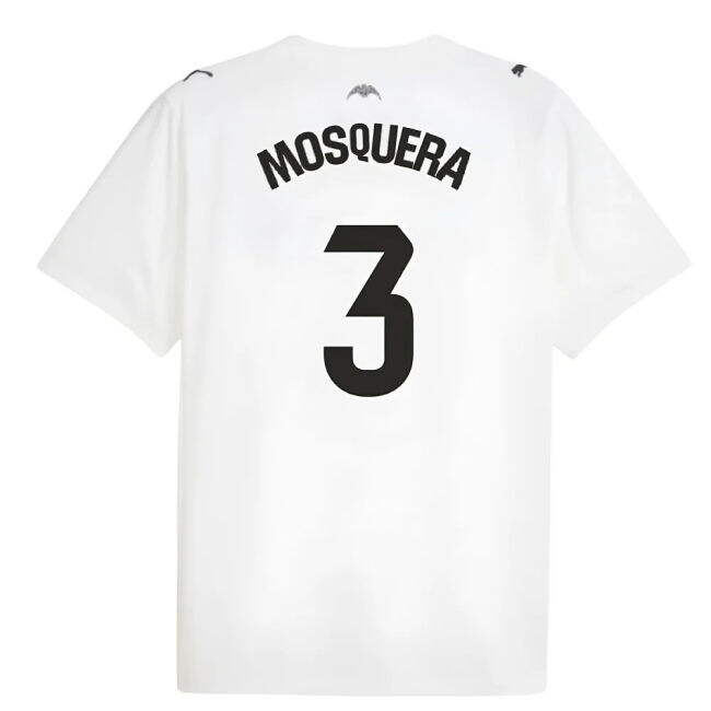 Mosquera 3 Valencia Soccer Club Unique Item Home Collector Jersey