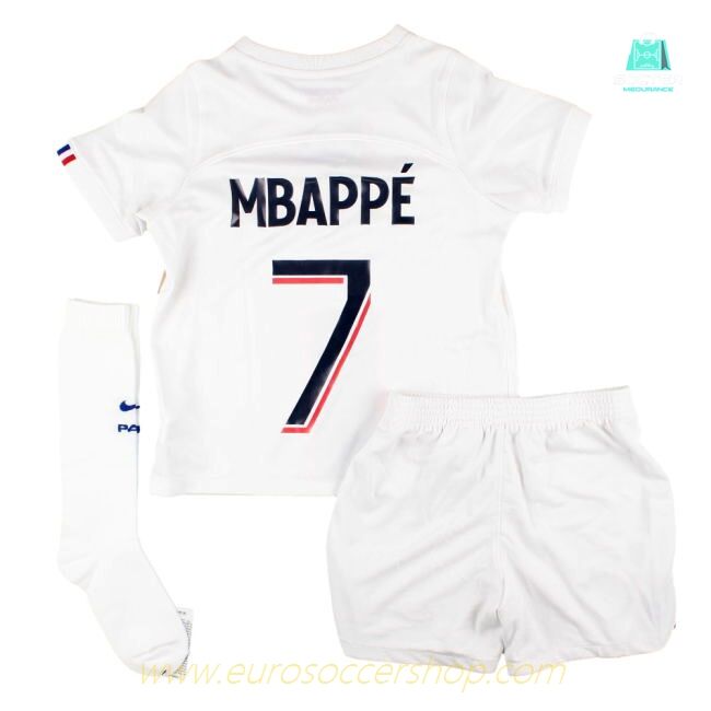 PSG 2022-23 Third Mini Kit (SB 4-5 y) Mbappe #7 (BNWT)