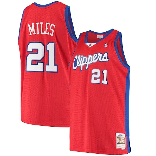 Darius Miles LAC Swingman Jersey - premium player-jersey - Red