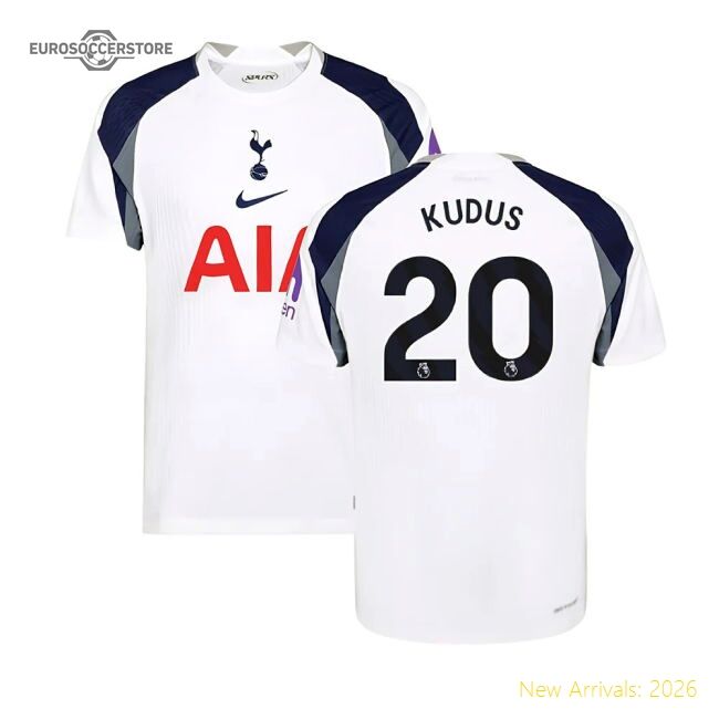 2025-2026 Thfc Hotspur Authentic Home Shirt (kudus 20) - Premium Quality