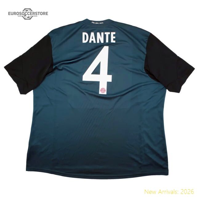 Bayern Munich 2013-14 Change Jersey (3xl) Dante 4 (excellent)
