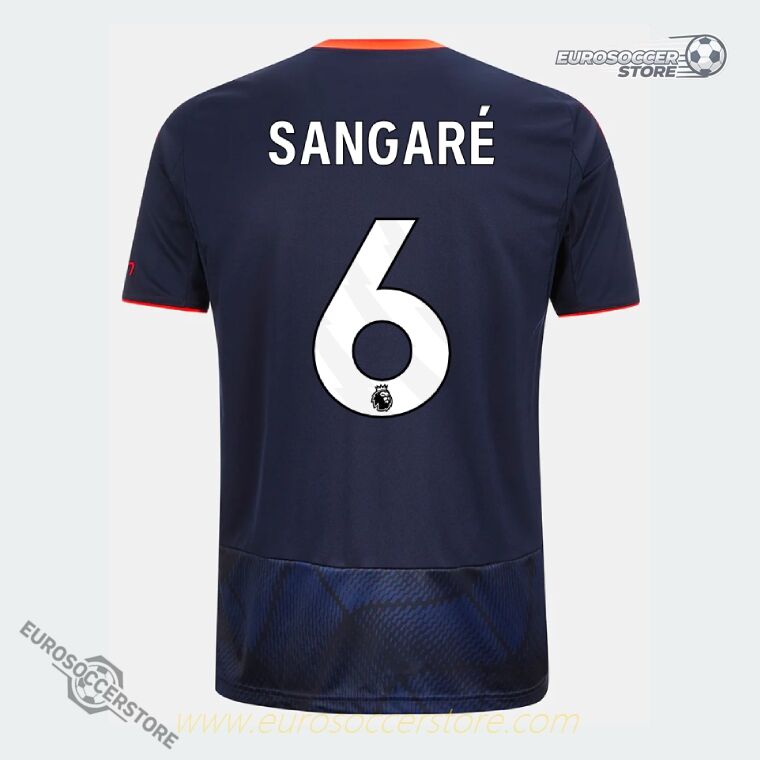 Nottingham Forest 25-26 Third SANGARÉ 6 Third Football Jersey