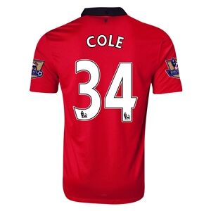 13-14 Manchester United 34 COLE Home Jersey Shirt - Official Replica