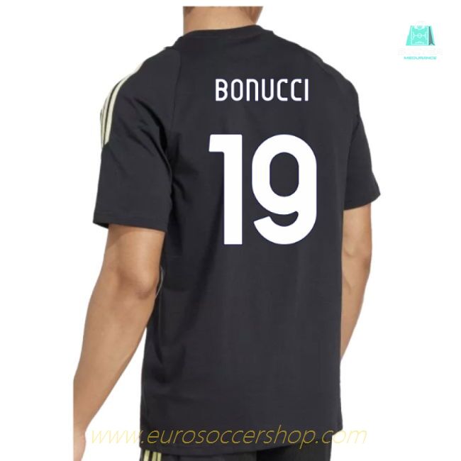 2025-2026 Juventus Training Tee (Black) (Bonucci 19)
