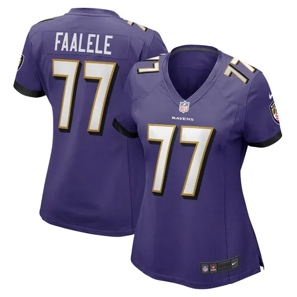 Baltimore Ravens Daniel Faalele Game Jersey - Purple | NFL Player J...