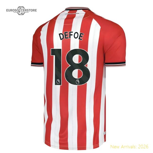 2025-2026 Sunderland Home Shirt (defoe 18) - Official Edition