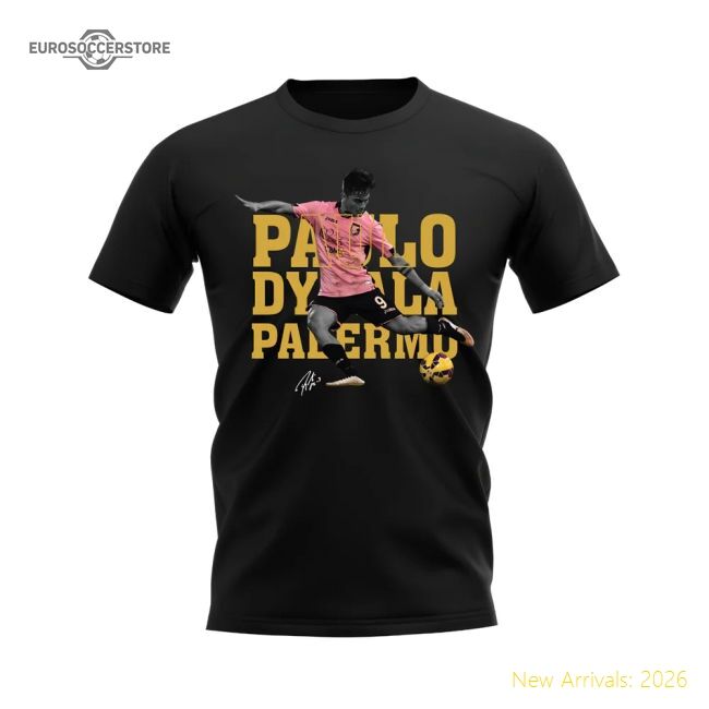 Excellent Paulo Dybala Rosanero Player Tee (black) - Official Design
