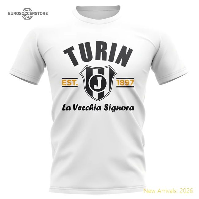 Bianconeri Established Football Supporter Tee (white) - Match Quality