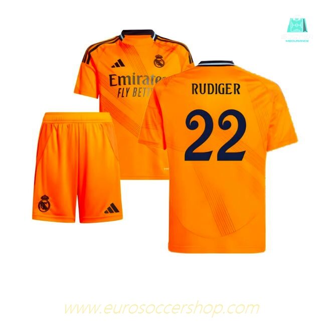 2024-2025 Real Madrid Away Youth Kit (Rudiger 22)
