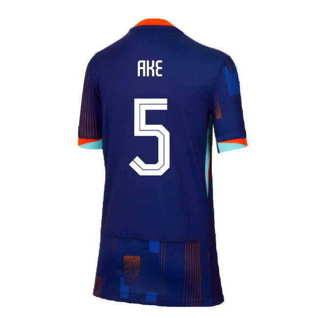 Exquisite 2024-2025 Netherlands Away Shirt (Kids) (Ake 5) Good Quality
