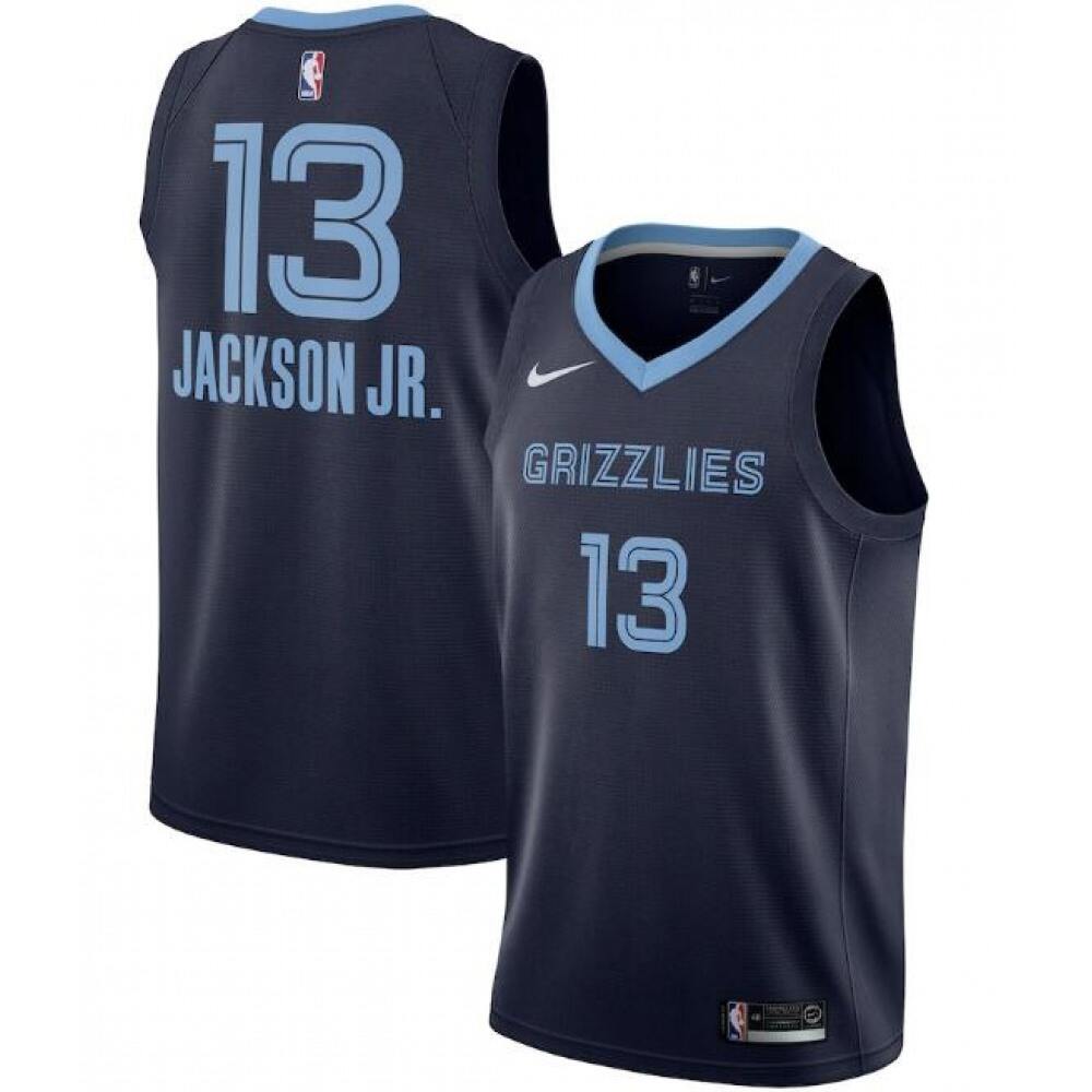 Exclusive Men's Memphis Grizzlies #13 Jaren None Basketball Jersey