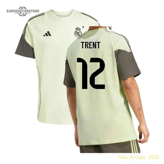 2025-2026 Real Madrid Training Tee (almost Lime) (trent 12)