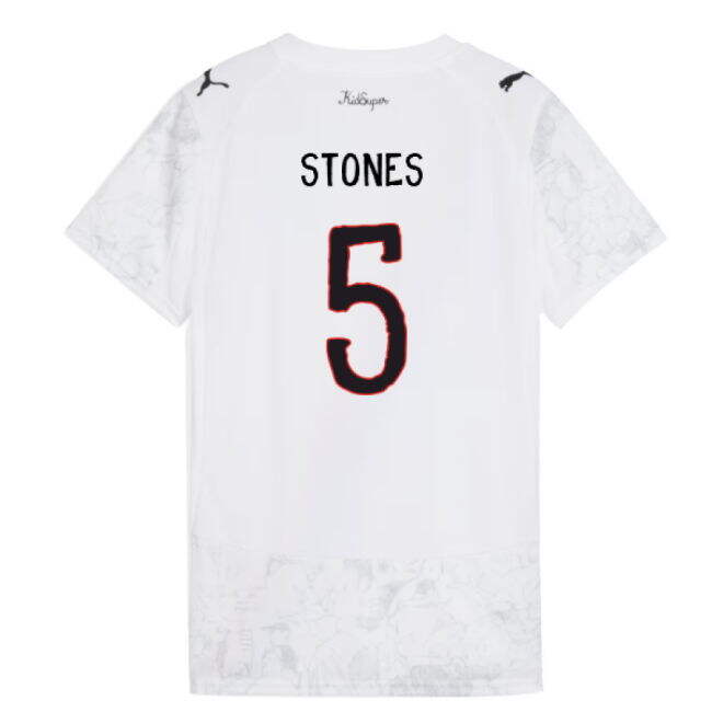 2025-2026 KIDSUPER x Manchester City CWC Shirt (White) - Womens (Stones 5)