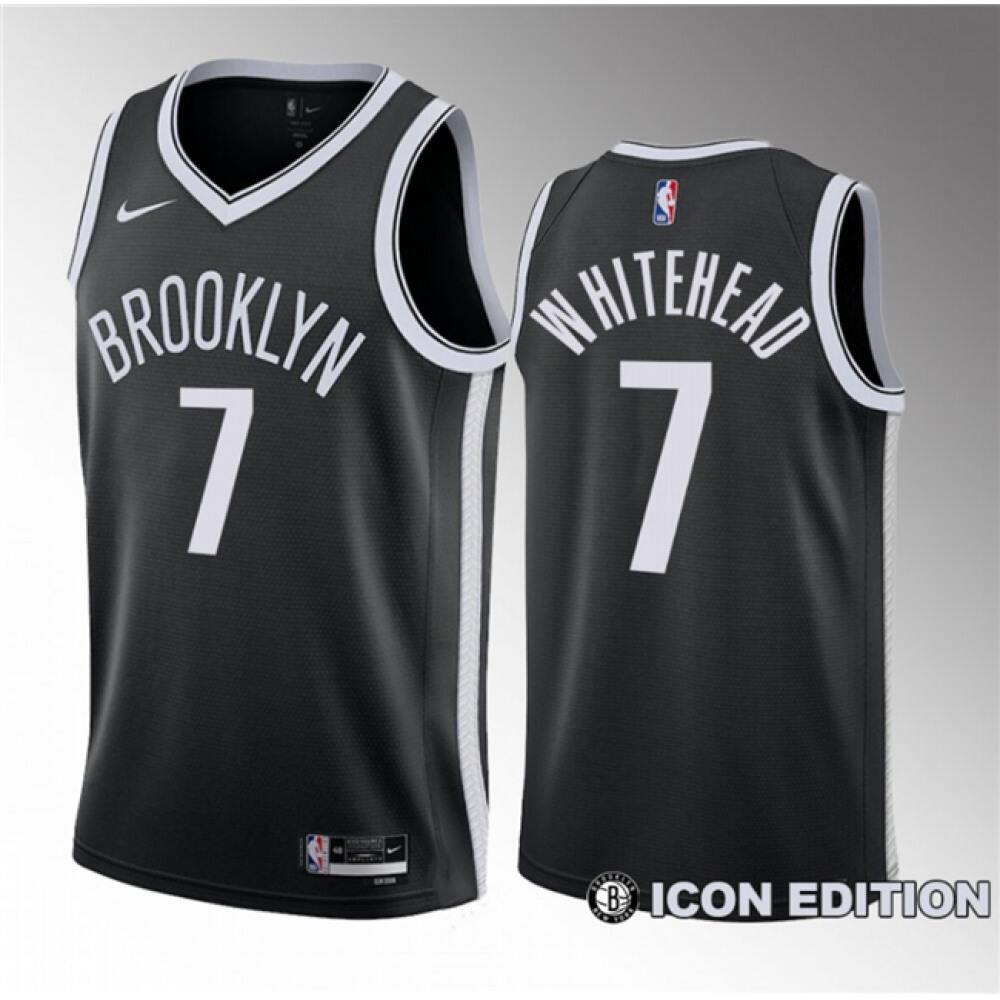 Official Brooklyn Nets 7 Jersey Black - Fan Favorite