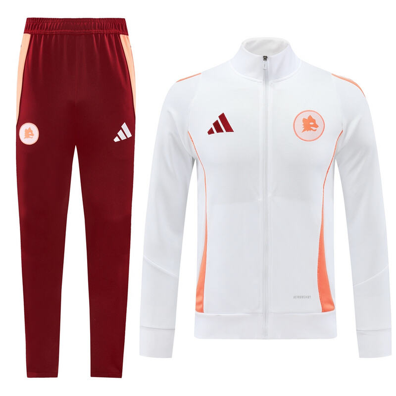 AS Roma 2425 White Jacket Suit - Official Replica 10463