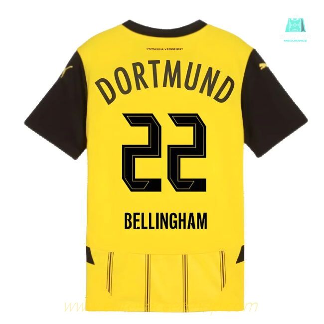 2024-2025 Borussia Dortmund Home Shirt (Kids) (Bellingham 22)