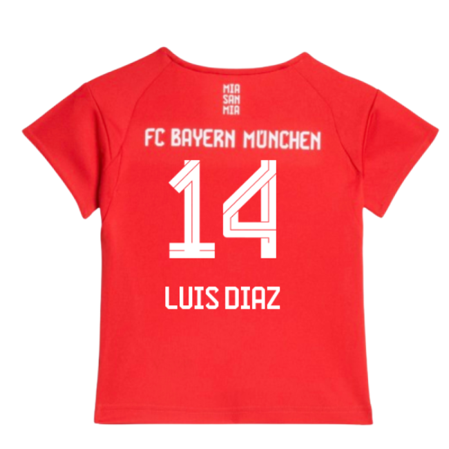 Professional Grade Bayern Bayern Munich Home Baby Kit Luis Diaz #1...