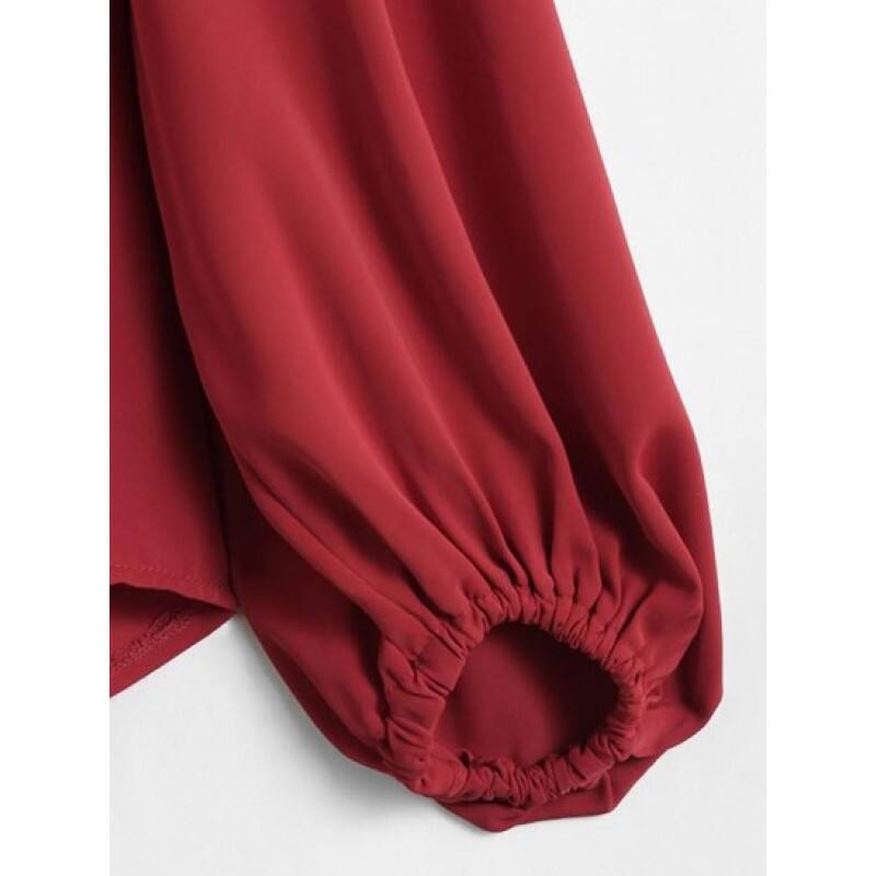 Notched Collared Solid Top GV4684