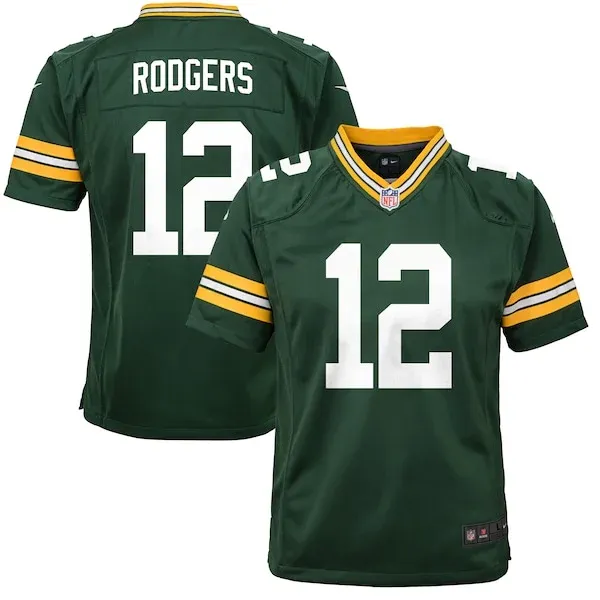 Green Bay Packers Aaron Rodgers Game Jersey - Green | NFL Player Je...