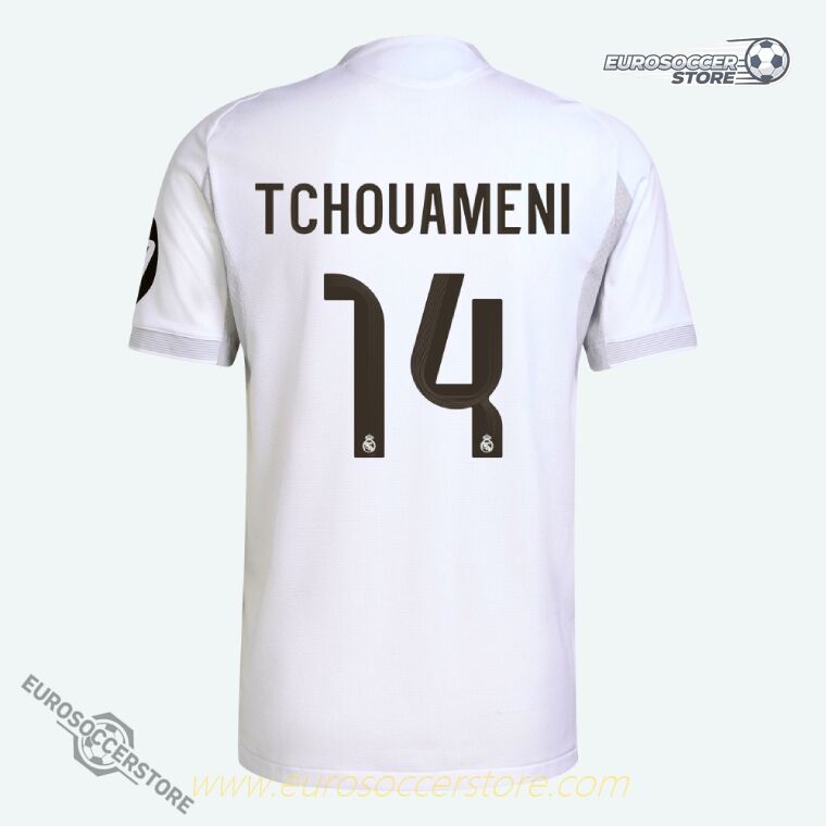 Real Madrid 25-26 Home TCHOUAMENI 14 Jersey (Player Version)