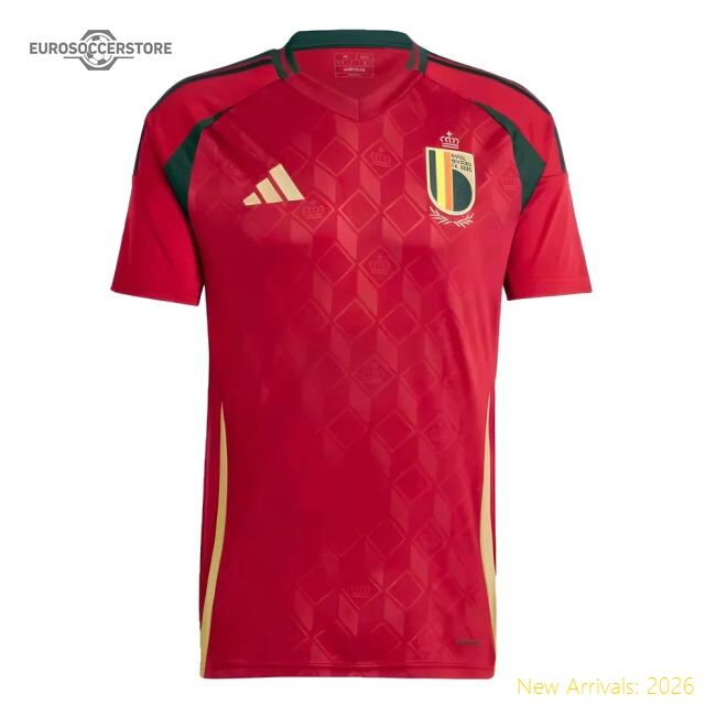 Belgium 2024-2025 Home Jersey - Top Breathable Movement