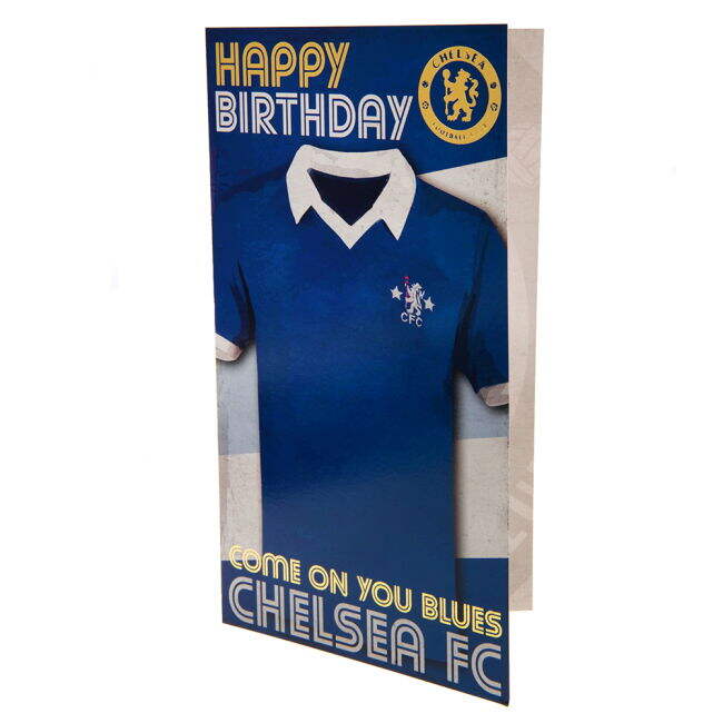 Chelsea FC Retro Jersey Birthday Card