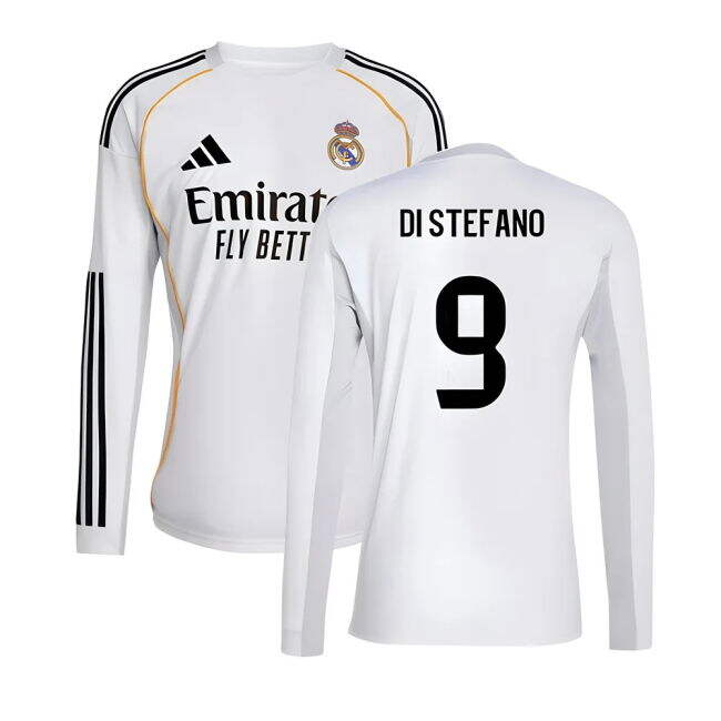 Di Stefano 9 Professional Real Madrid 2025-2026 Home Jersey (1)