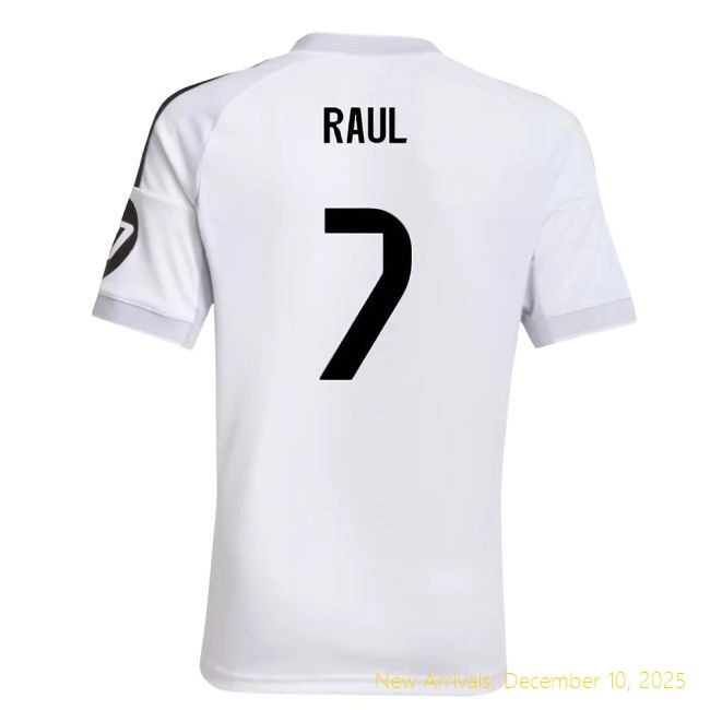 Official Real Madrid Home - Fan Gear - Moisture Wicking