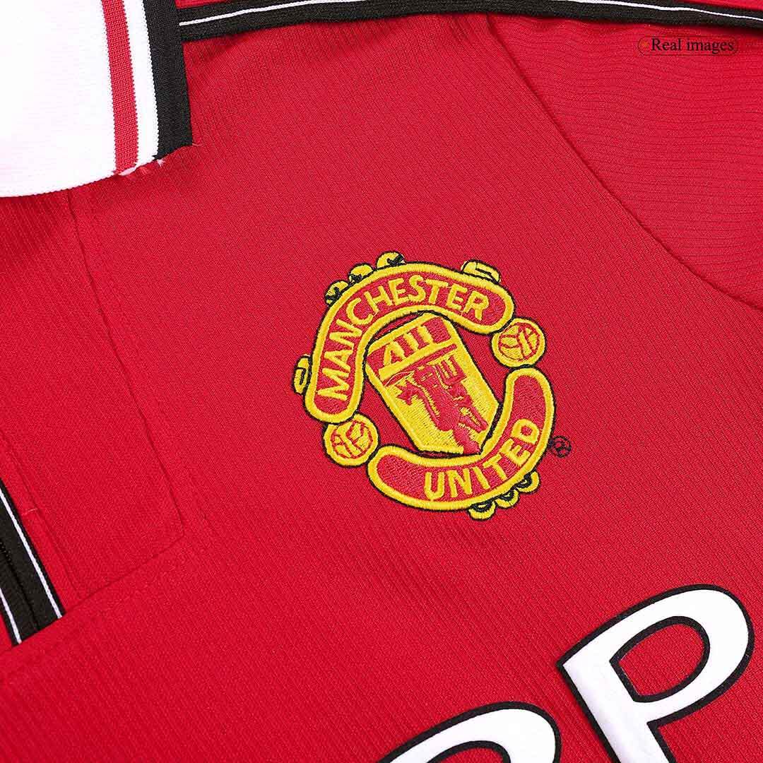 Vintage Soccer Jersey Manchester United Home Long Sleeve 1998/99