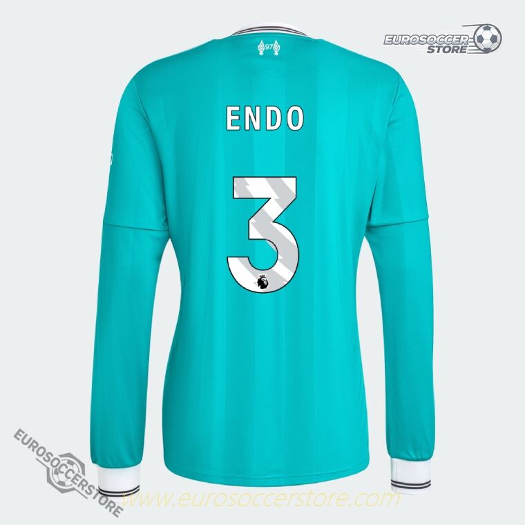 Liverpool 25-26 Third Long Sleeve Football Jersey with ENDO 3 Printing