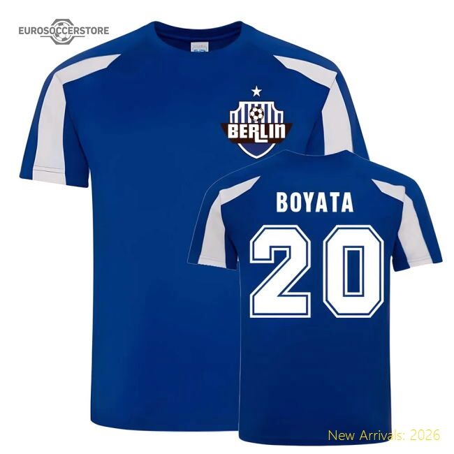 Top-grade Dedryck Boyata Berlin Sports Training Fan Jersey (blue)