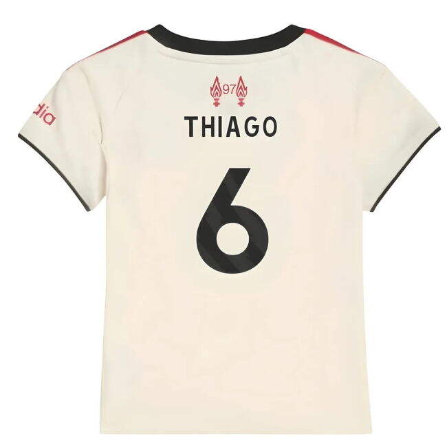 Authentic 2025-2026 Liverpool EPL Away Uniform (Thiago 6) (Baby)
