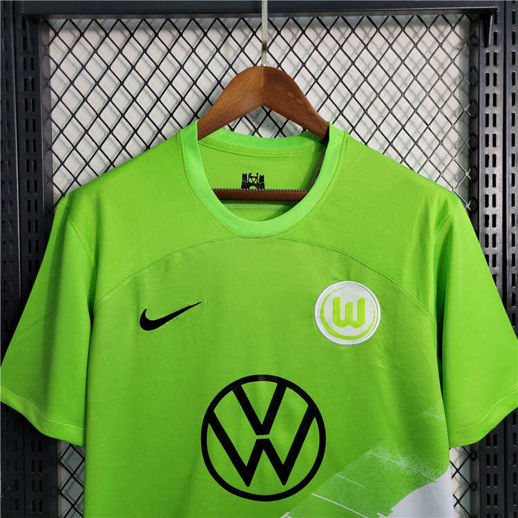 Wolfsburg 2324 Home Soccer Jersey Football Shirt - Official Replica