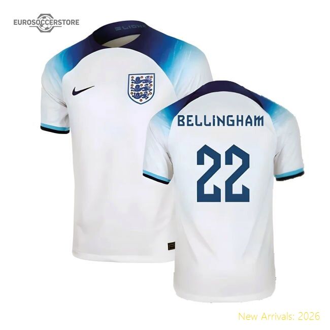 Elite England 2022-2023 Home Jersey (eng) Moisture-management
