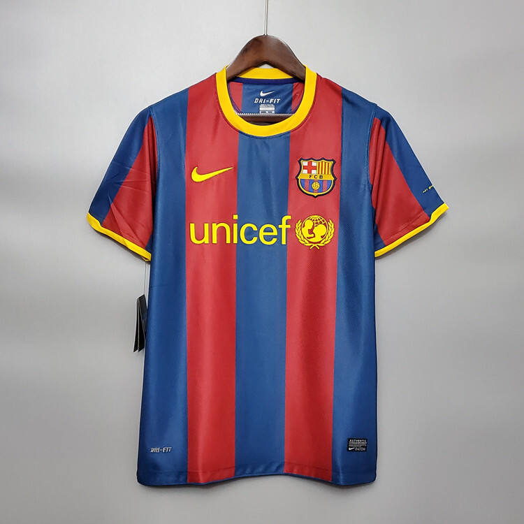 Barcelona FC 10-11 Retro Home Shirt - Official Replica 12081