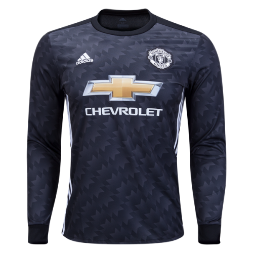 Manchester United Away 201718 LS Soccer Jersey Shirt - Official
